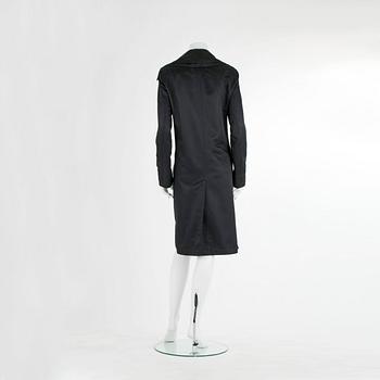 CHANEL, a black coat, french size 44.