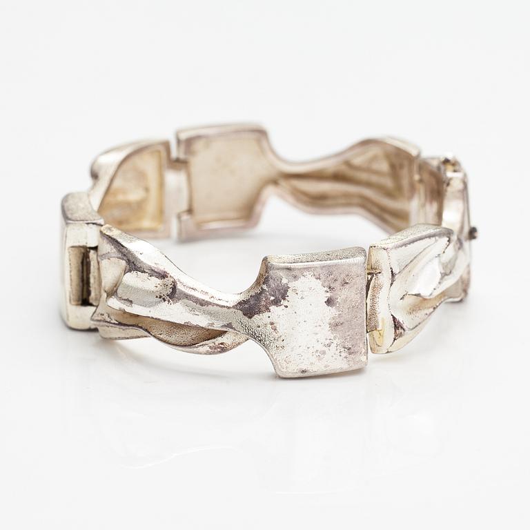 Björn Weckström, Armband "Cassiopeia", sterlingsilver. Lapponia 1974.