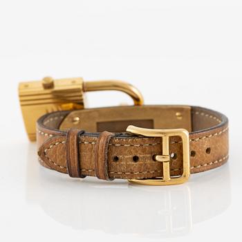 Hermès, wristwatch, "Kelly Lock", 20 x 20 (37.5) mm.
