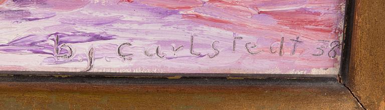 Birger Carlstedt, Still life with flowers.