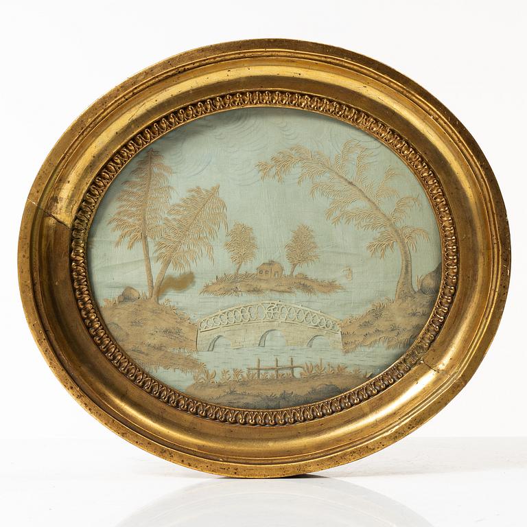 A silhouette picture, first half of the 19th Century.