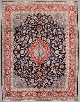 A Kashmar rug, 389 x 300 cm.