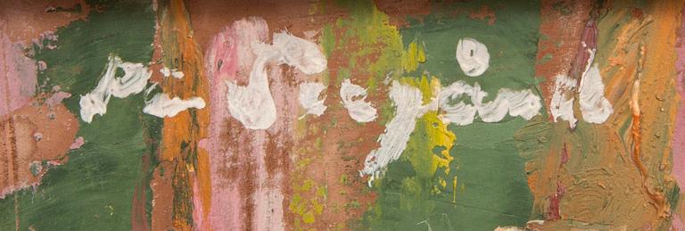 Pär Siegård, a signed oil on voard.