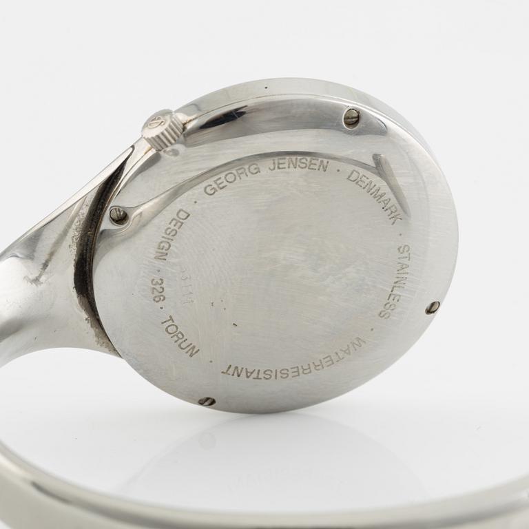 Georg Jensen, Vivianna, design Torun Bülow-Hübe, armbandsur, 33 mm.