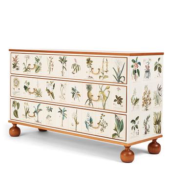 302. Josef Frank, a mahogany chest of drawers 'Florabyrå Linné', Svenskt Tenn, Sweden 2007, model 1050, jubilee ed. 43/50.