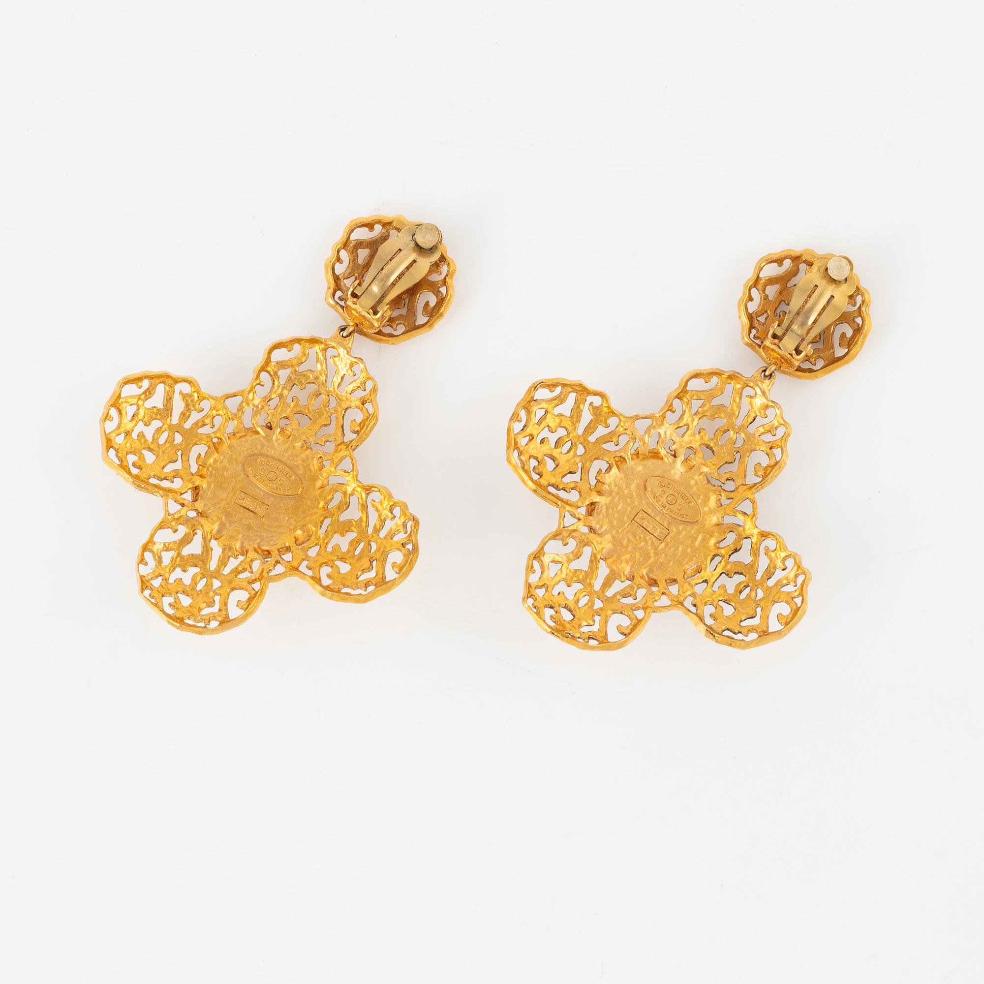 Chanel, earrings, 1984-1992.