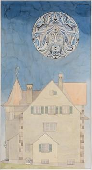 Fredrik Söderberg, "Das Haus des C.G Jüngs mit Khonsu und Der Traum III".