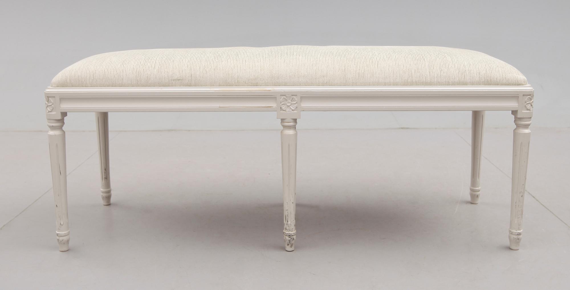 BÄNK, gustaviansk stil, sent 1900-tal.