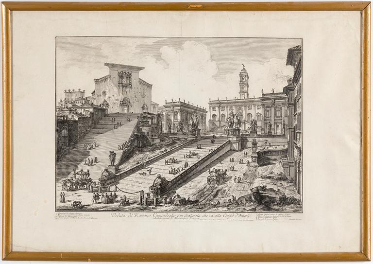 GIOVANNI BATTISTA PIRANESI, engraving, 18th century.