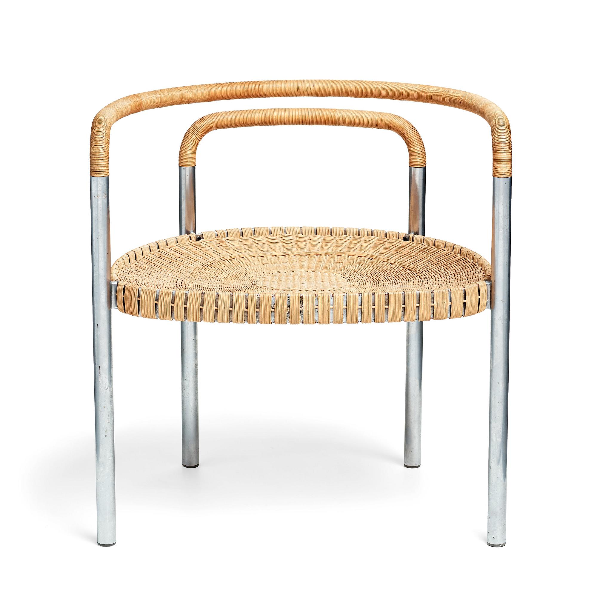 Poul Kjaerholm, a "PK 12" chair, edition E Kold Christensen, Denmark ca 1962.
