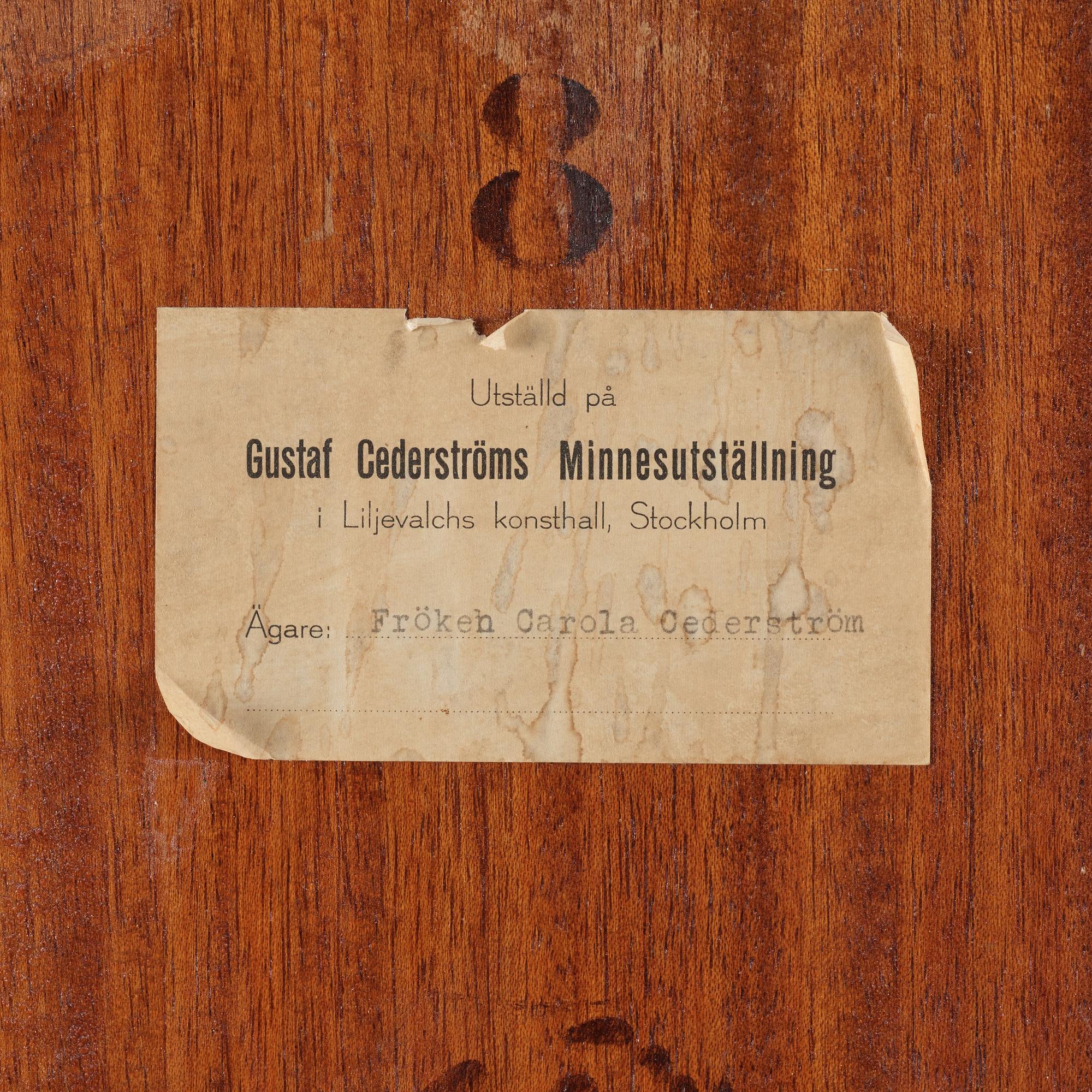 Gustaf Cederström, Skisser till monumentalmålningar i Riddarhusets trapphall, Stockholm.