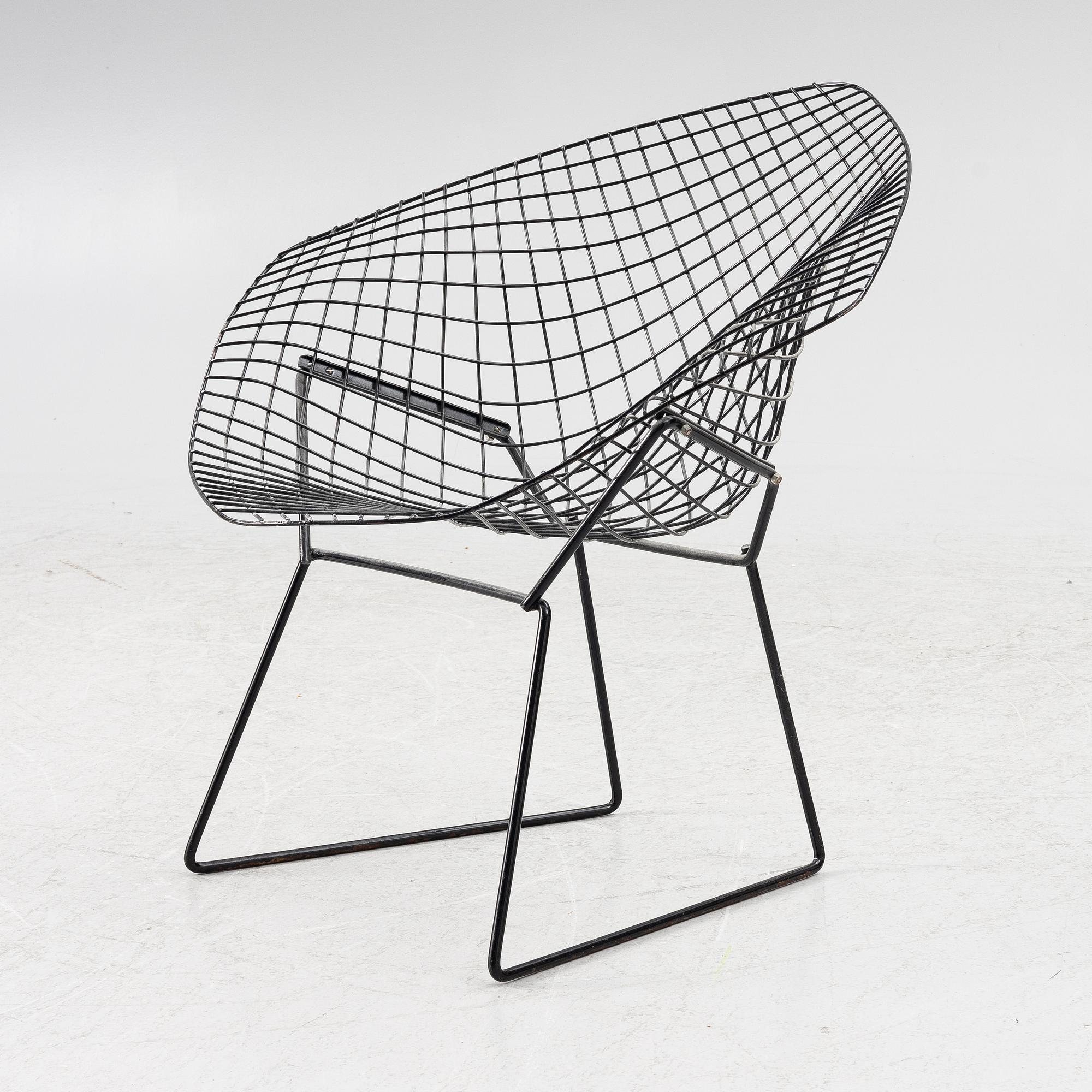 Henry Bertoia, armchair, "Diamond Chair".