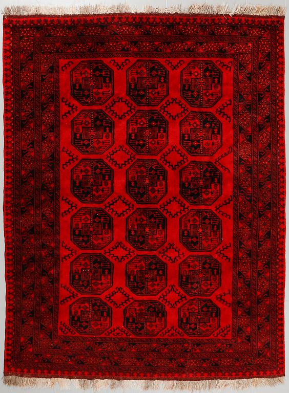 An Afghan rug, old, ca 280 x 210 cm.