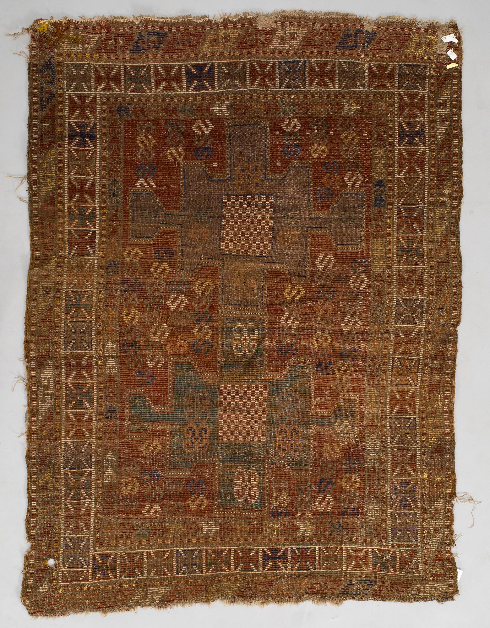 Matta, antik Anatolian Tülü, ca 170 x  129 cm.