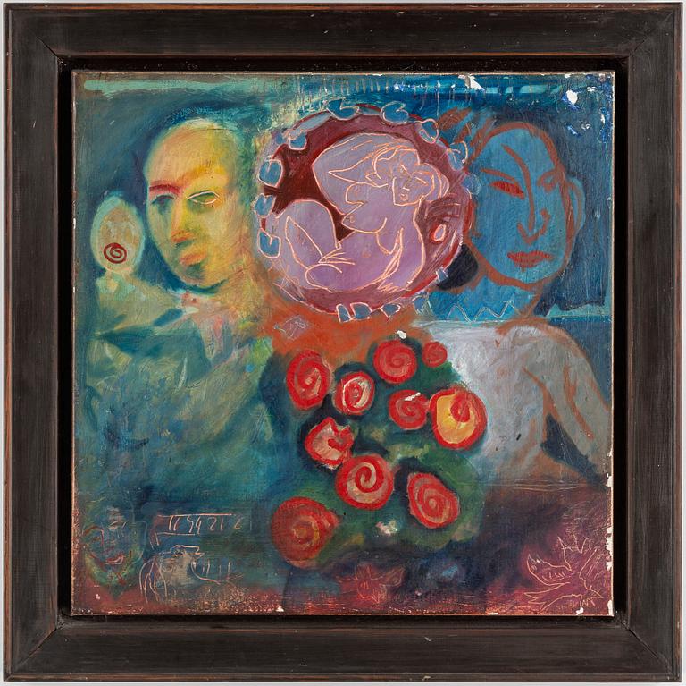 PETER APELGREN, olja på duk, ej signerad.