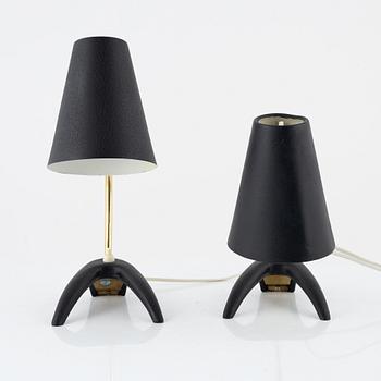 A pair of table lights from EWÅ, mid 20th Century.