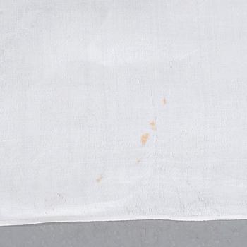 Three 19th century damask napkins.