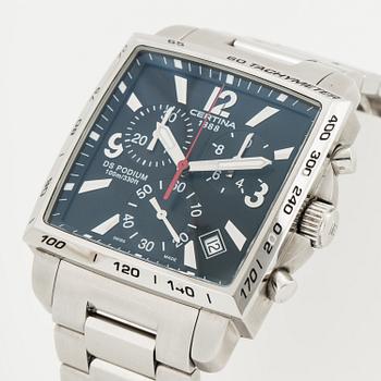 CERTINA, DS Podium (100m/330ft), chronograph, wristwatch, 38 x 38 mm.