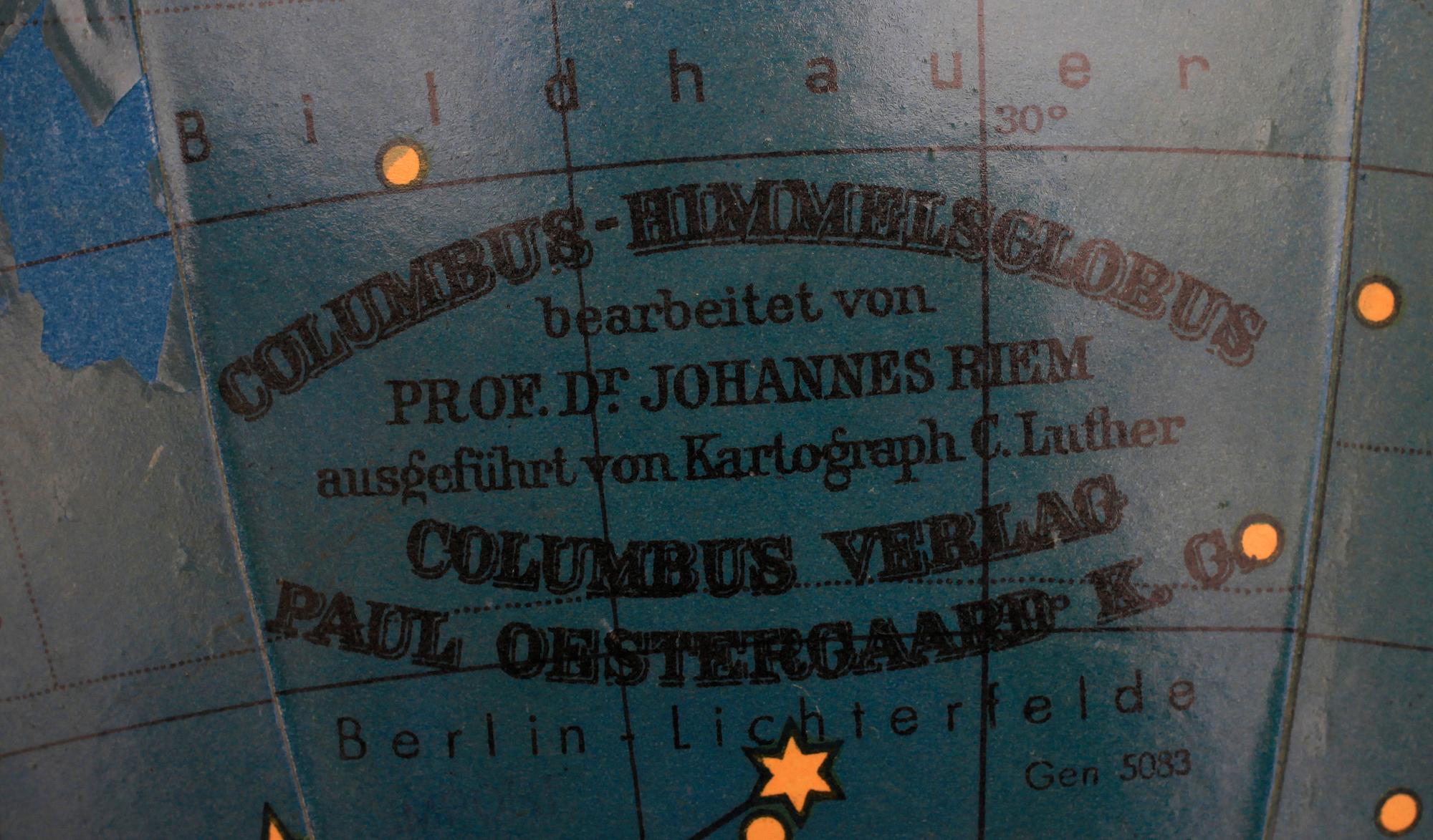 JORDGLOB samt HIMMELSGLOB, 1900-talets andra hälft.