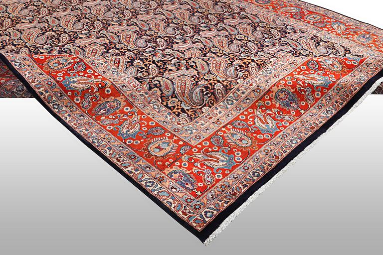 A carpet, Kashmar 393 x 299 cm.