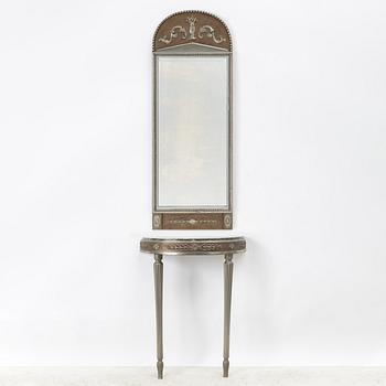 Spegel med konsolbord, Swedish Grace, 1920-tal.