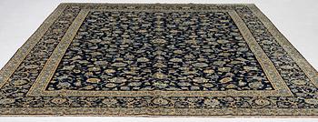 Carpet, Keshan, approx. 382 x 303 cm.