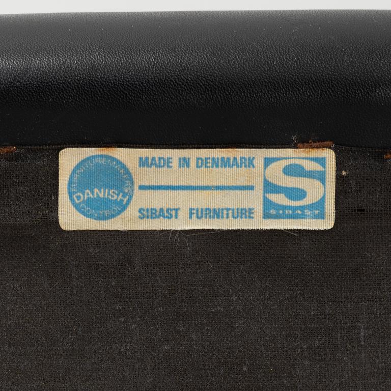 Arne Vodder, stolar, 4 st, Sibast Furniture, Danmark, 1960-tal.