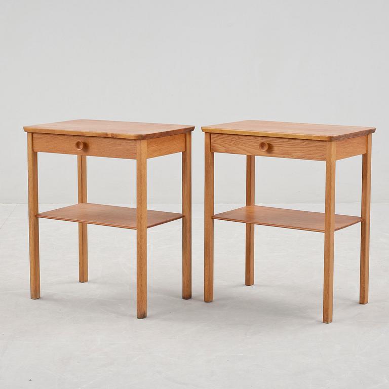 SÄNGBORD, ett par, 1950/60-tal.