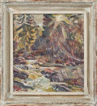 EDUARD BECHTELER, olja på duk, signerad och daterad 1945.