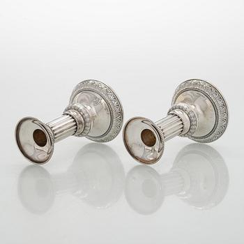 A pair of silver candlesticks, Kultateollisuus Turku 1994.