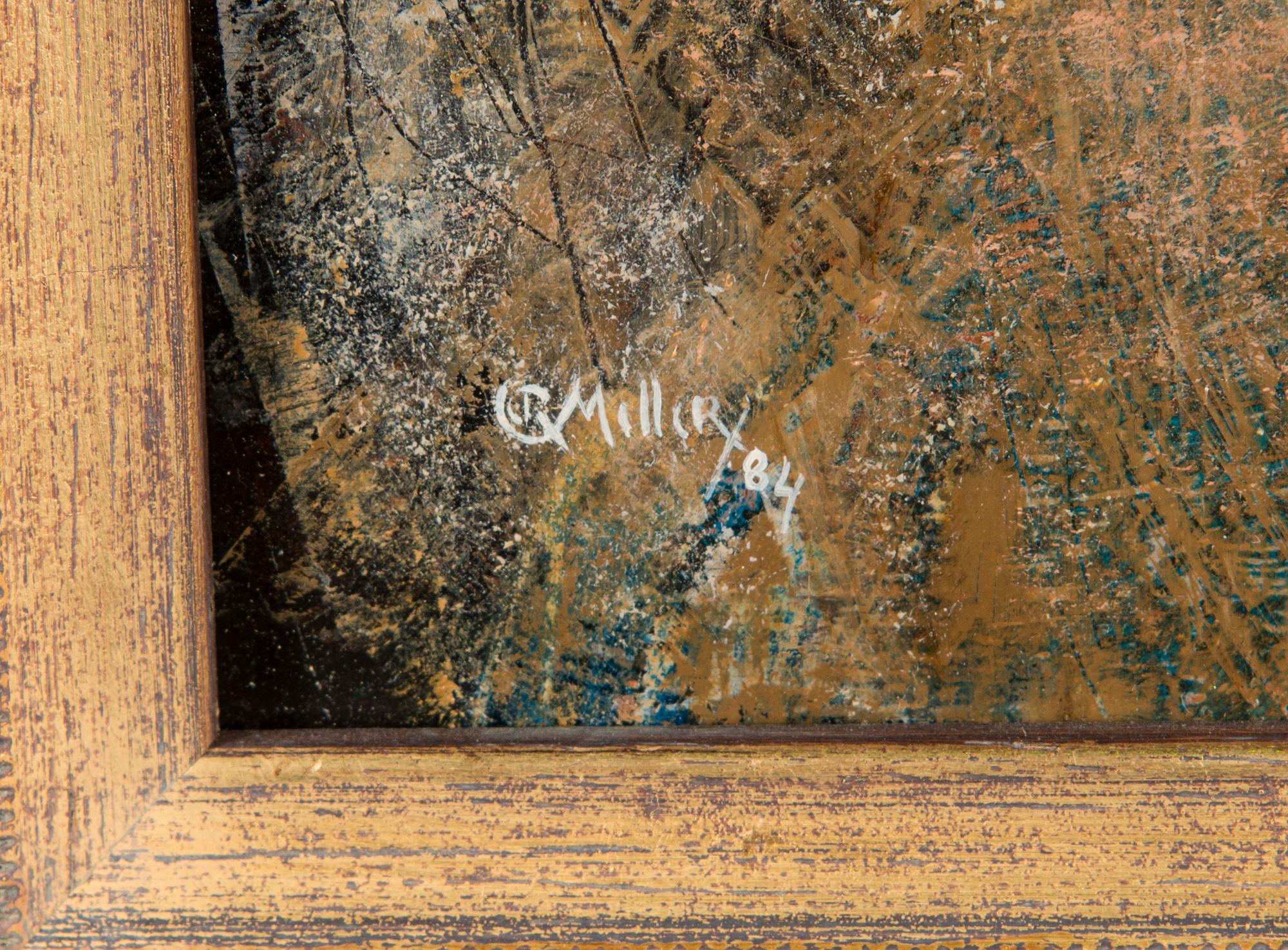 Reijo Meller, oil on board, signed and dated -84.