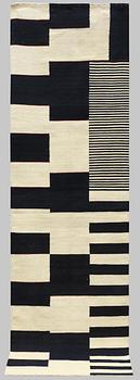 A runner flat weave, ca 286 x 83 cm.