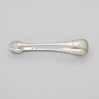 A Swedish 18th century silver sugar-tongs, mark of Johan Malmstedt, Göteborg (1783-1831) 1786 possibly).