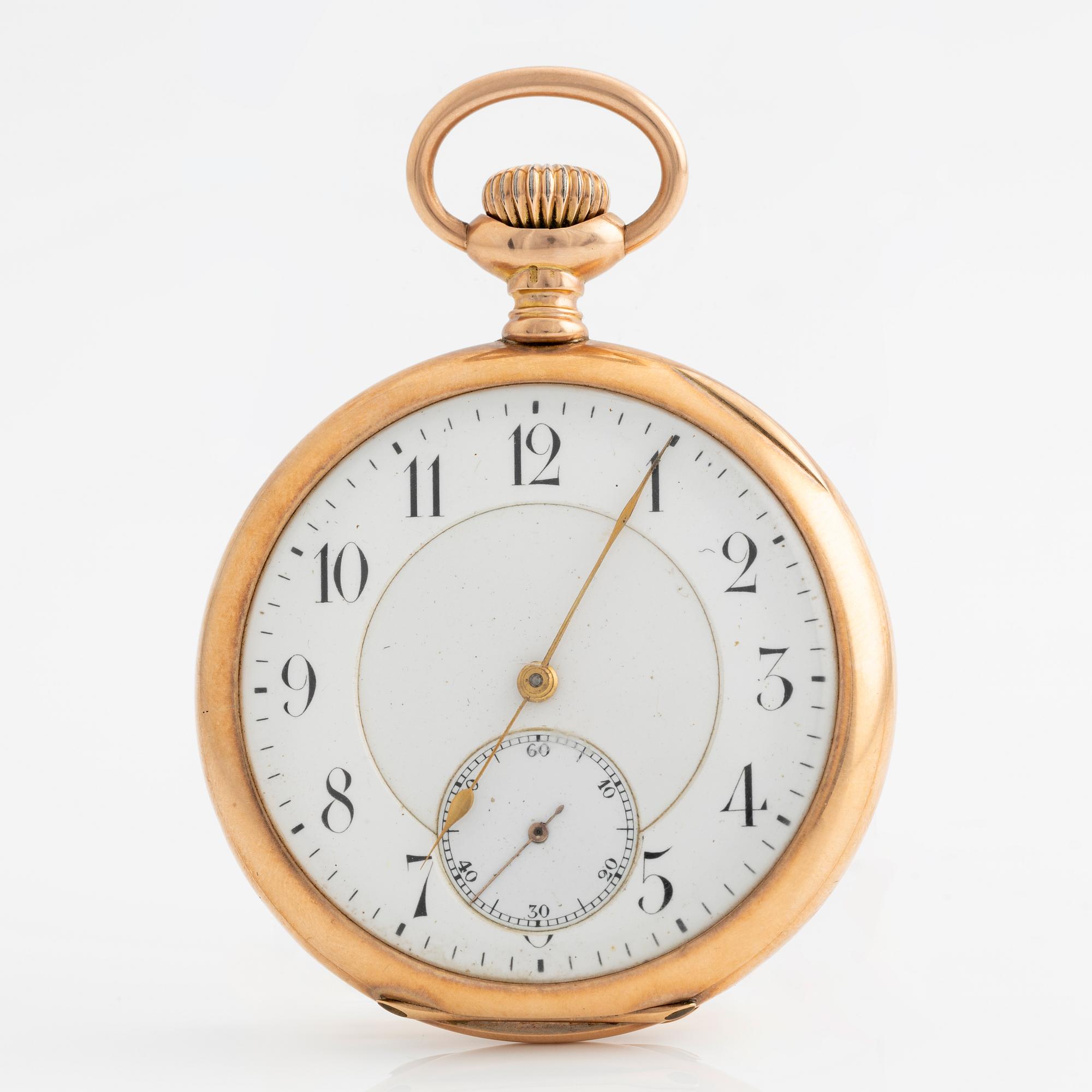 Fickur, 14K guld, Prima, 52,5 mm.