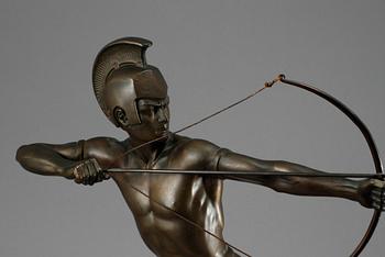 OTTO SCHMIDT-HOFER, efter, skulptur, patinerad metall, 1900-tal.