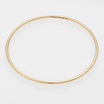 Johan Jobring, Stelt armband 18K guld, Halmstad 2023.