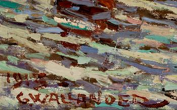 GERDA WALLANDER, olja på duk, sign o dat 1913.