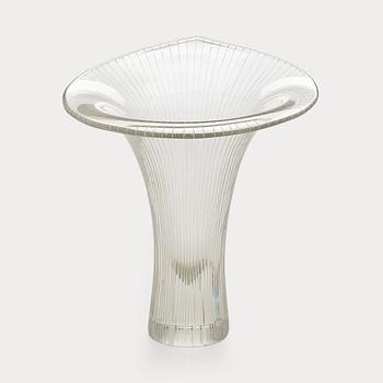 Tapio Wirkkala, a 'Chanterelle' glass vase, signed Tapio Wirkkala Iittala.