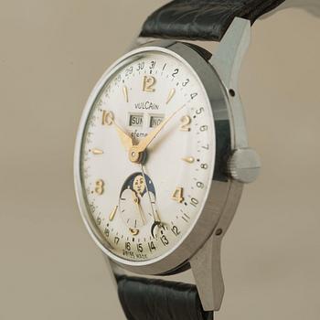 VULCAIN, efemerid, wristwatch, 34 mm,