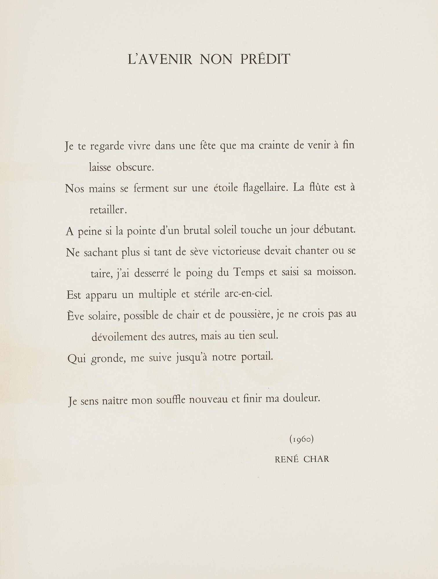 DERRIÈRE LE MIROIR, 'POÈTES, PEINTRES, SCULPTEURS'', No. 119, 1960.