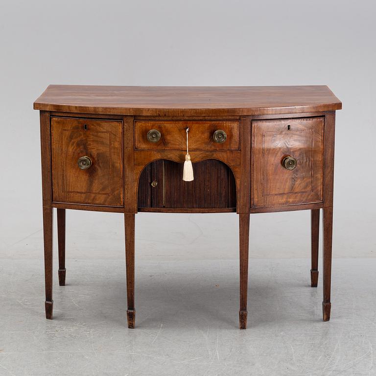 A mahogany regency sideboard, England, first half of the 19th century.