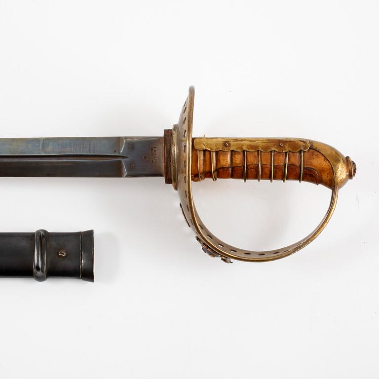 SABEL för kavallerimanskap, m/1893, E. Svalling, Eskilstuna.