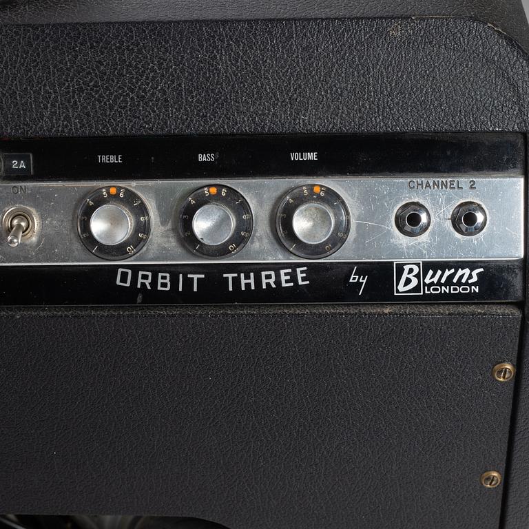 Burns, "Orbit Three", gitarrförstärkare, England 1960-tal.