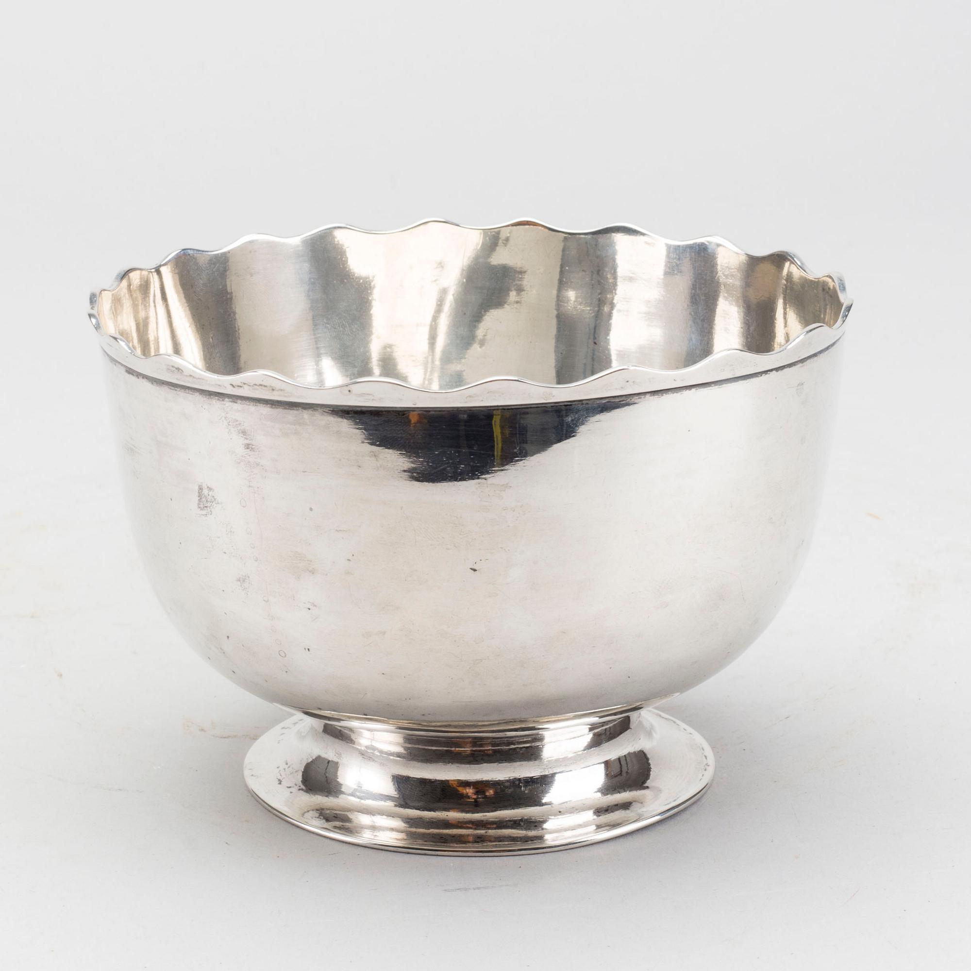 A SLIVER BOWL JONAS BERGSTRÖM S:T PETERSBURG 1804.