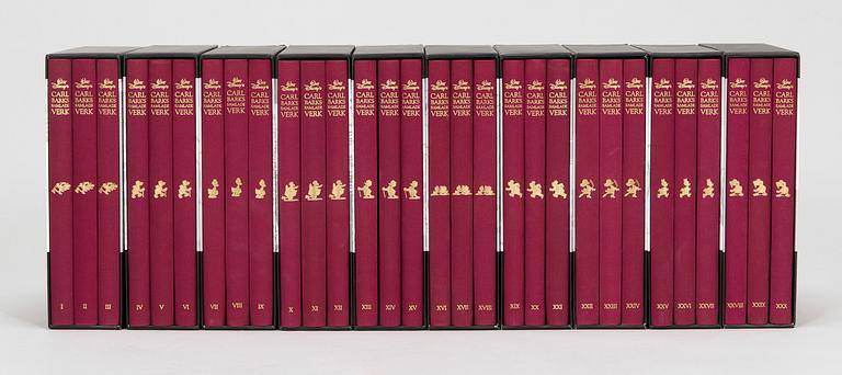 Carl Barks, "Carl Barks' Collected Works", 30 volumes, Egmont Publishing 2005-2008.