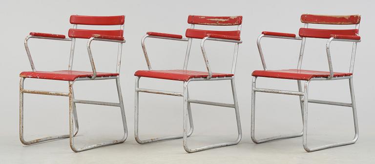 TRÄDGÅRDSGRUPP, 3+1, Borensbergs Mekaniska Verkstad, Motala, 1950/60-tal.