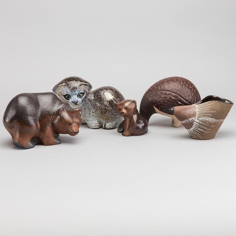 THOMAS HELLSTRÖM, keramik, 5 st, Nittsjö, Rättvik.