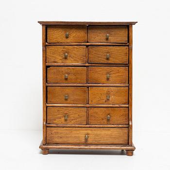 Miniature chest of drawers, early 20th century.