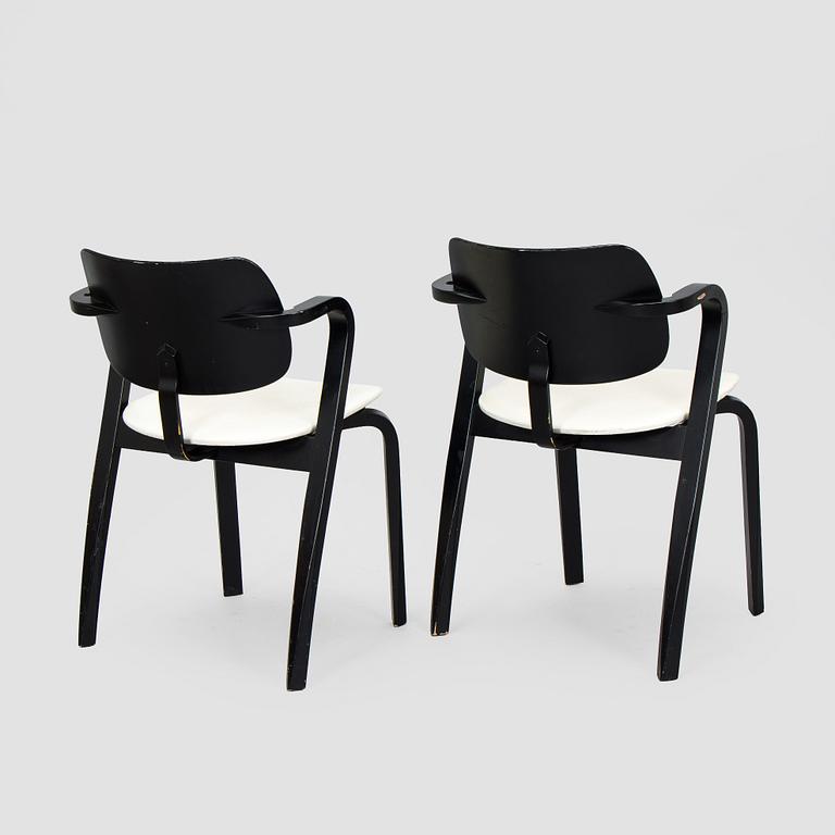 Ilmari Tapiovaara, a set of six 1960s 'Aslak' armchairs for Asko, Finland.