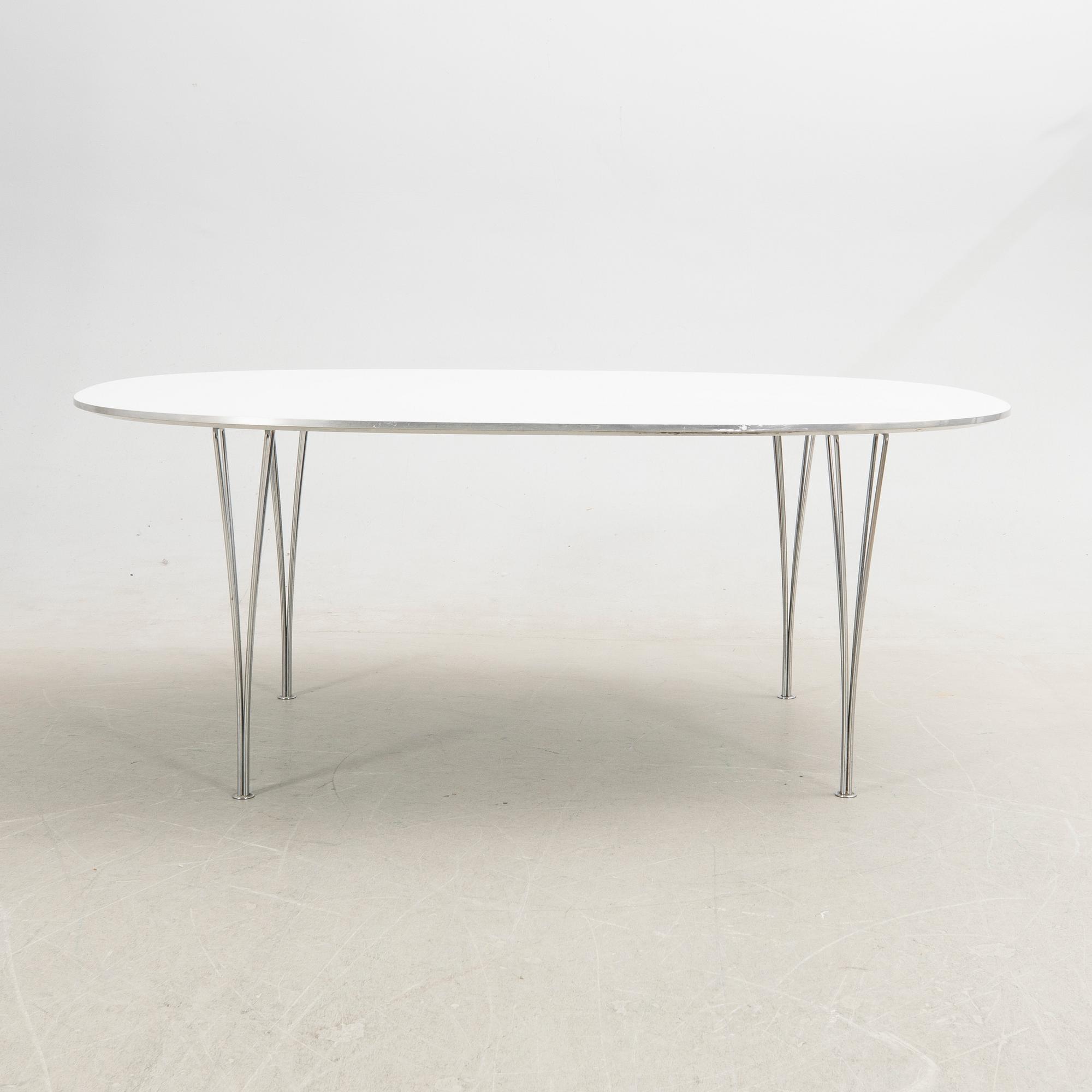 Bruno Mathsson & Piet Hein, bord, "Superelips".